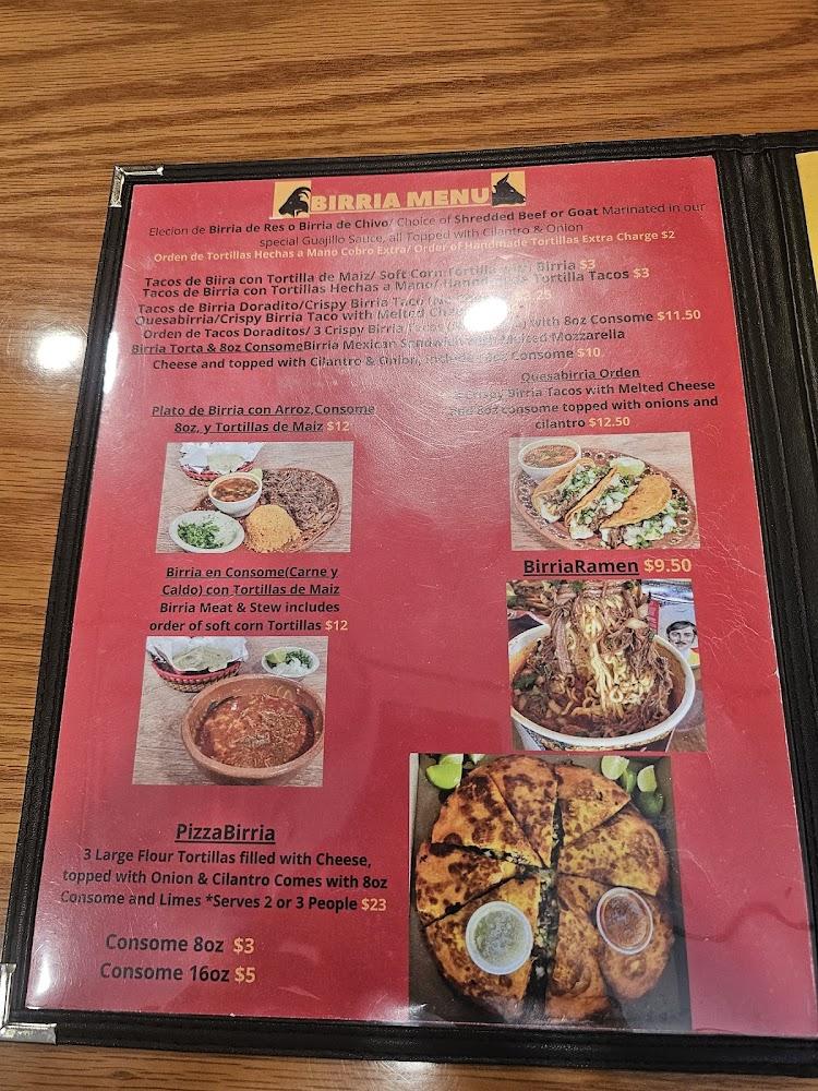 Birrieria La Cabaña Mexican Restaurant Menu image 4